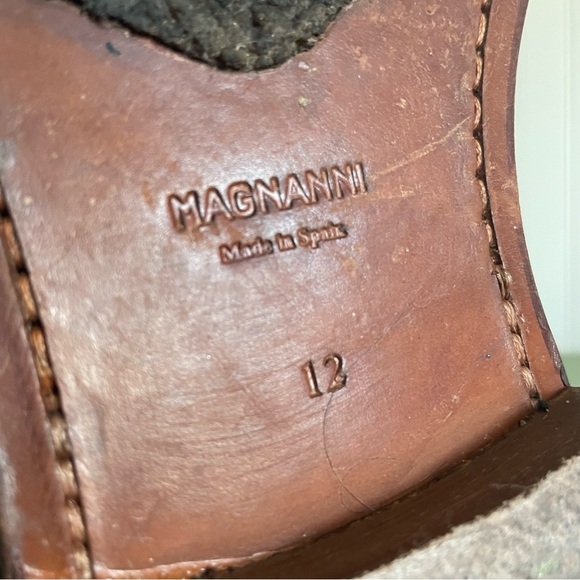 Magnanni Men's Desert/Chukka Boots in Chestnut Suede Leather *Spain* - Picture 8 of 12